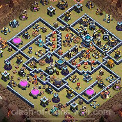 Diseño de aldea para Ayuntamiento nivel 13 para guerra (#2982)