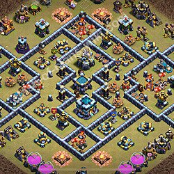 Base plan (layout), Town Hall Level 13 for clan wars (#3221)