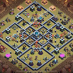 Base plan (layout), Town Hall Level 13 for clan wars (#3222)