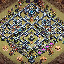 Base plan (layout), Town Hall Level 13 for clan wars (#3270)