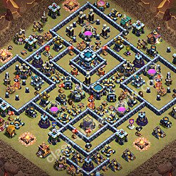 Base plan (layout), Town Hall Level 13 for clan wars (#3271)