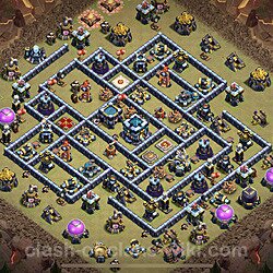 Base plan (layout), Town Hall Level 13 for clan wars (#33)