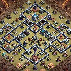 Base plan (layout), Town Hall Level 13 for clan wars (#3433)