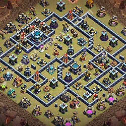 Base plan (layout), Town Hall Level 13 for clan wars (#3549)