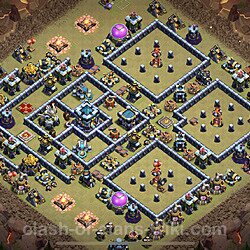 Base plan (layout), Town Hall Level 13 for clan wars (#39)