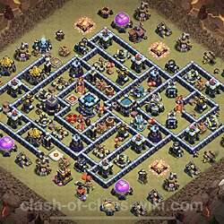 Die Base Rathaus LvL 13 für Clan Krieg (#40)
