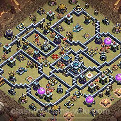 Base plan (layout), Town Hall Level 13 for clan wars (#41)