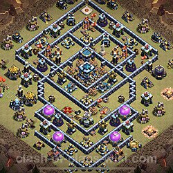 Base plan (layout), Town Hall Level 13 for clan wars (#44)