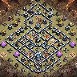 Base plan (layout), Town Hall Level 13 for clan wars (#55)