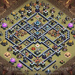 Base plan (layout), Town Hall Level 13 for clan wars (#58)