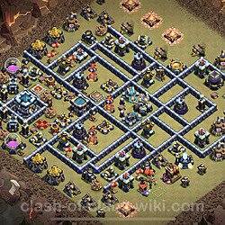 Die Base Rathaus LvL 13 für Clan Krieg (#6)