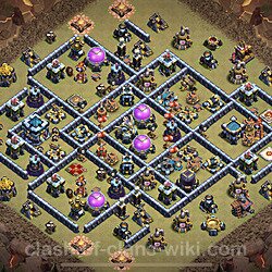 Base plan (layout), Town Hall Level 13 for clan wars (#71)