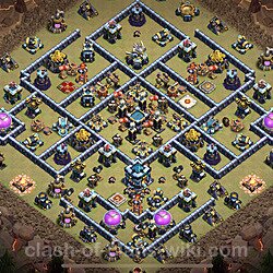 Base plan (layout), Town Hall Level 13 for clan wars (#75)