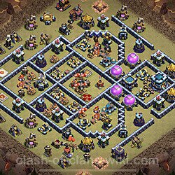 Base plan (layout), Town Hall Level 13 for clan wars (#77)