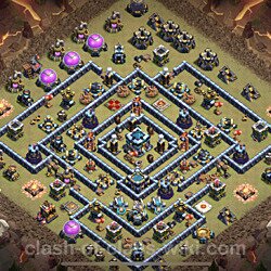Base plan (layout), Town Hall Level 13 for clan wars (#775)