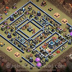 Base plan (layout), Town Hall Level 13 for clan wars (#776)