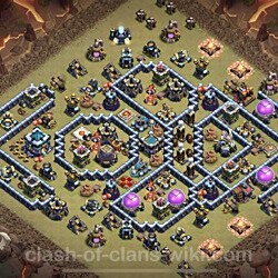 Base plan (layout), Town Hall Level 13 for clan wars (#778)