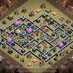 Base plan (layout), Town Hall Level 13 for clan wars (#83)