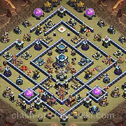 Base plan (layout), Town Hall Level 13 for clan wars (#86)