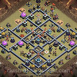 Base plan (layout), Town Hall Level 13 for clan wars (#89)
