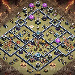 Base plan (layout), Town Hall Level 13 for clan wars (#90)
