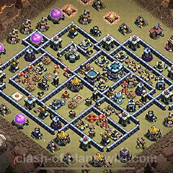 Base plan (layout), Town Hall Level 13 for clan wars (#93)