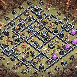 Base plan (layout), Town Hall Level 13 for clan wars (#95)