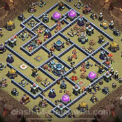 Base plan (layout), Town Hall Level 13 for clan wars (#96)