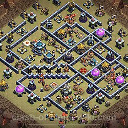 Base plan (layout), Town Hall Level 13 for clan wars (#99)