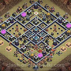 Base plan (layout), Town Hall Level 13 for clan wars (#991)