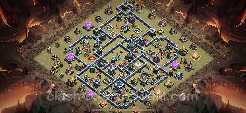Die Clan War Base RH13 + Link, Anti Alles 2023 - COC Rathaus Level 13 Kriegsbase (CK / CW), #108