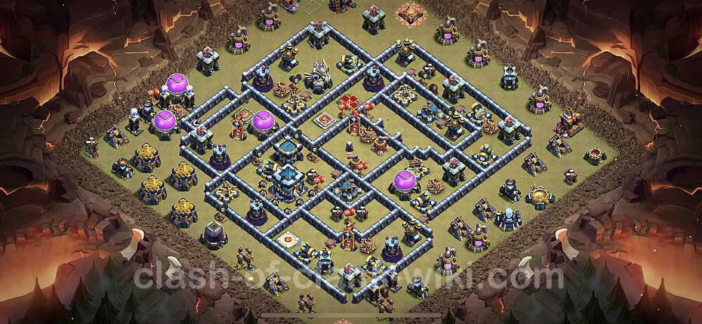 Die Clan War Base RH13 + Link, Anti Alles 2023 - COC Rathaus Level 13 Kriegsbase (CK / CW), #111
