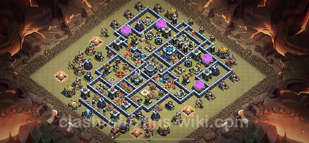 Die Clan War Base RH13 + Link, Anti Alles 2023 - COC Rathaus Level 13 Kriegsbase (CK / CW), #1213