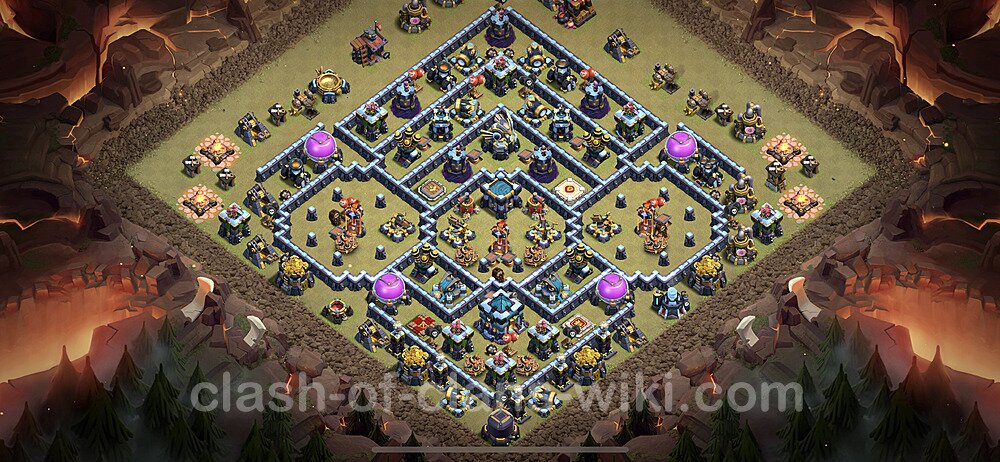Die Clan War Base RH13 + Link, Anti Alles 2023 - COC Rathaus Level 13 Kriegsbase (CK / CW), #150
