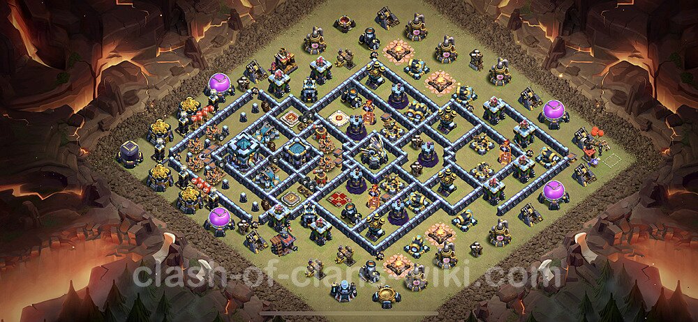 Die Clan War Base RH13 + Link, Anti Alles 2023 - COC Rathaus Level 13 Kriegsbase (CK / CW), #162