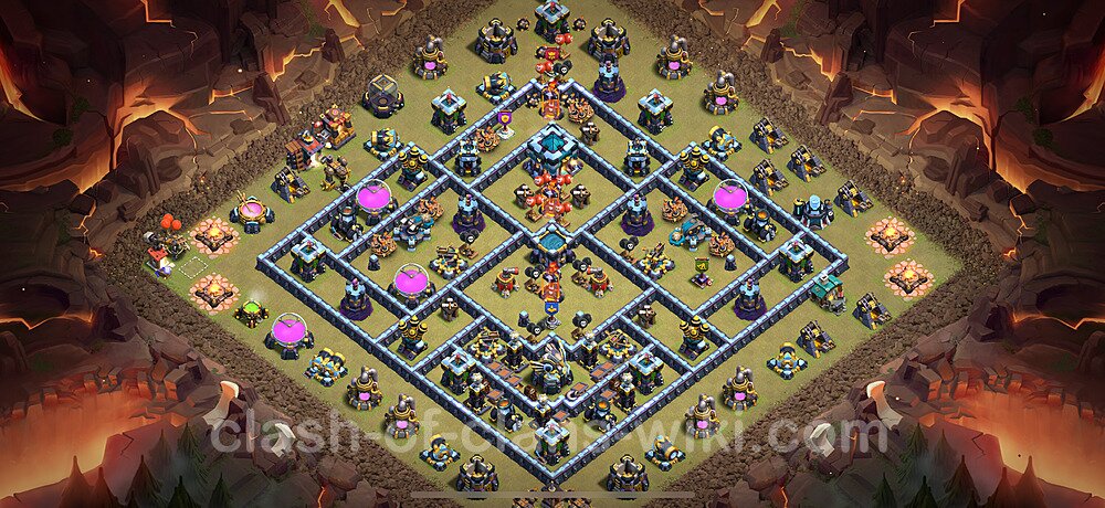Top Base de Guerre HDV 13 + Lien (Link), Anti tout 2025 gdc - Hôtel de Ville 13 Base Copier, #2773