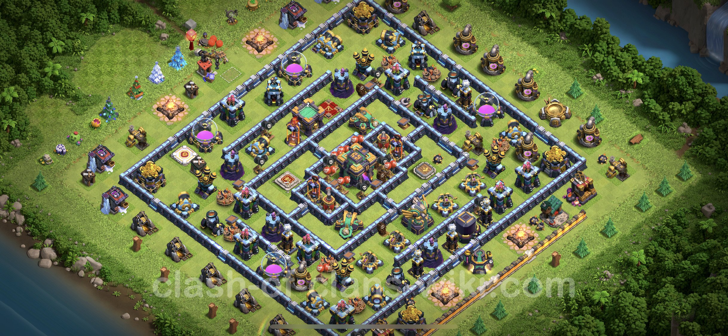 Best Anti 18 Stars Base TH18 with Link, Hybrid   Town Hall Level 18 ...