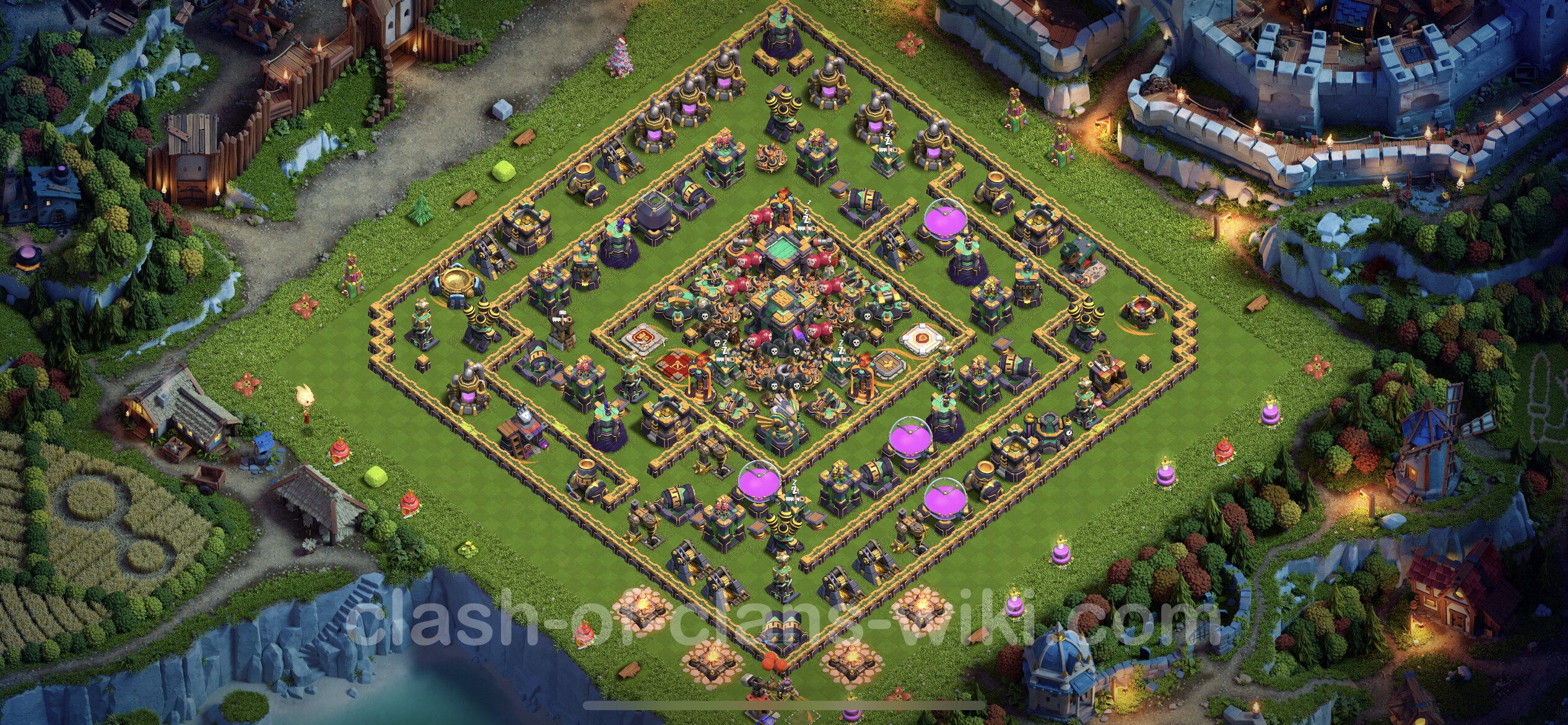 Municipio livello 14 Anti 2 Stelle + Link, Legend League TH14