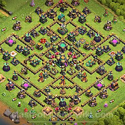 Base plan (layout), Town Hall Level 14 for trophies (defense) (#1065)