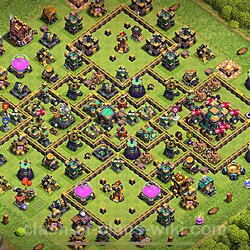Die Base Rathaus LvL 14 für Trophäen (Verteidigung) (#2630)