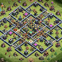 Base plan (layout), Town Hall Level 14 for trophies (defense) (#28)