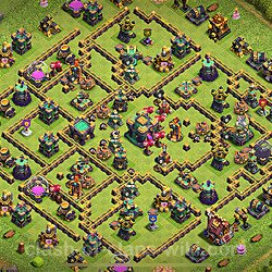 Base plan (layout), Town Hall Level 14 for trophies (defense) (#2863)