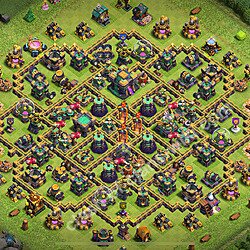 Base plan (layout), Town Hall Level 14 for trophies (defense) (#2887)