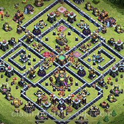 Base plan (layout), Town Hall Level 14 for trophies (defense) (#3)