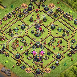Base plan (layout), Town Hall Level 14 for trophies (defense) (#3205)