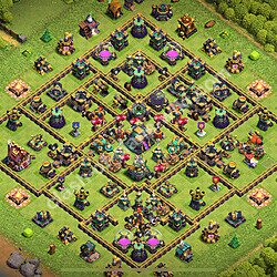 Base plan (layout), Town Hall Level 14 for trophies (defense) (#3208)