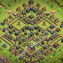 Base plan (layout), Town Hall Level 14 for trophies (defense) (#3460)