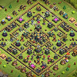 Base plan (layout), Town Hall Level 14 for trophies (defense) (#3462)