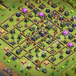 Base plan (layout), Town Hall Level 14 for trophies (defense) (#3483)