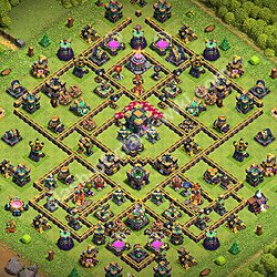 Base plan (layout), Town Hall Level 14 for trophies (defense) (#3596)
